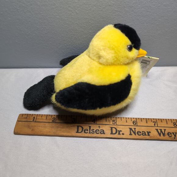 Audubon Birds American Goldfinch Wild Republic Realistic Plush Stuffed NO SOUND - Picture 6 of 11